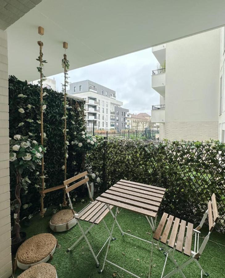 Spacieux Appart Terrasse Metro Hopital 4Pers Wifi Apartman Villejuif Kültér fotó